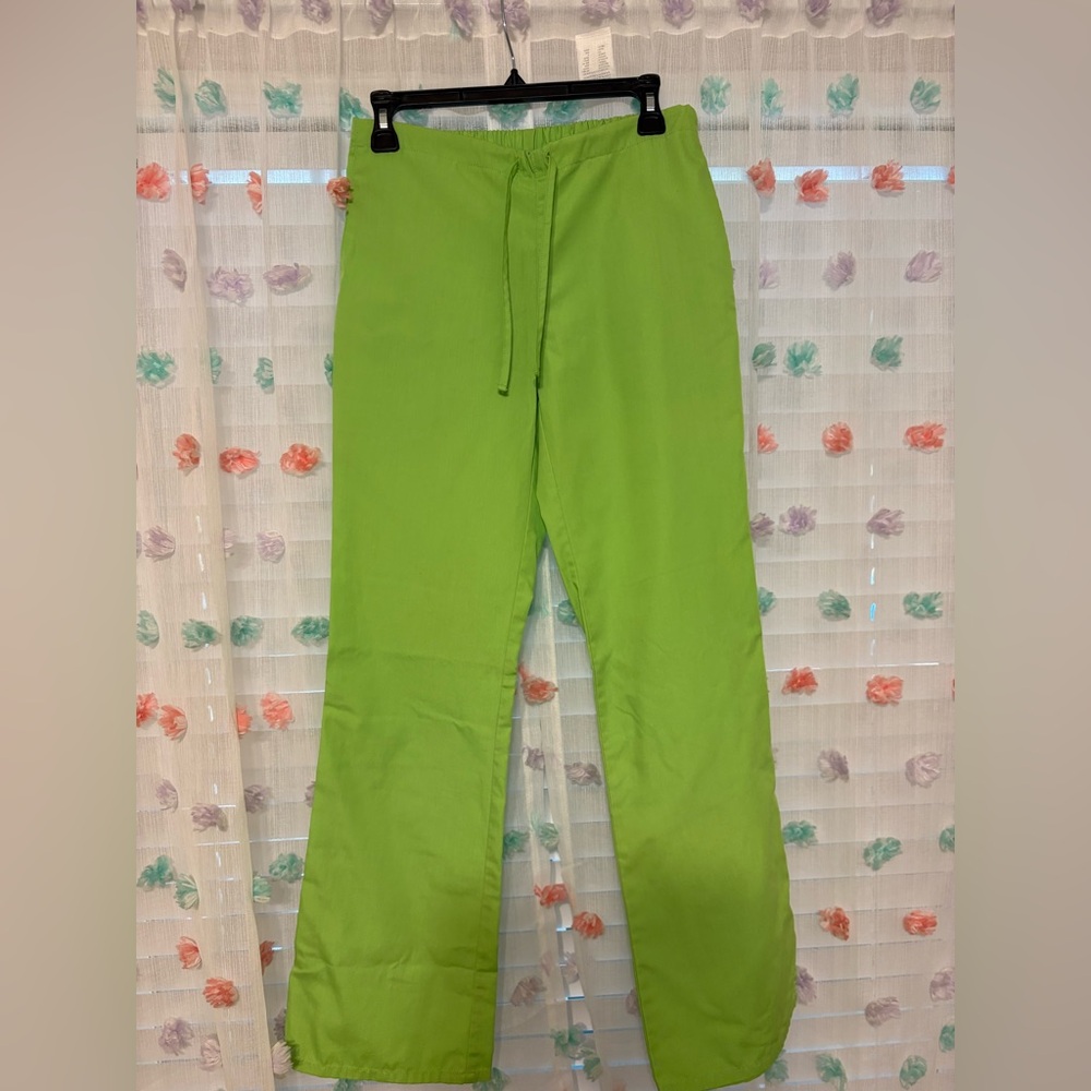 Bright Green Drawstring Pants
